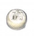 ficelle lin blanche - pelote 100 gr