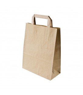 Sacs cabas kraft poignées plates